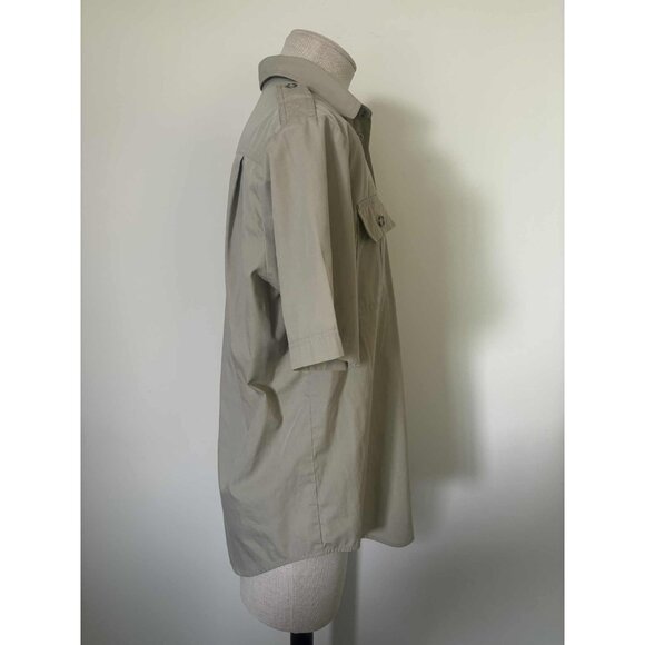 TILLEY ENDURABLES Mens Short Sleeve Shirt Size Large Safari Shirt Utility Khaki - Picture 5 of 7
